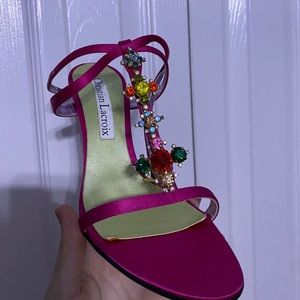 Designer Bejeweled Heels
